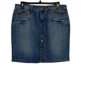 NWT Y2K Max Rave Denim Skirt size 13